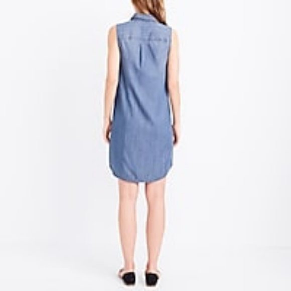 J.Crew Blue Denim Dress Sz XXS (F15) - Picture 3 of 8